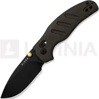 Kizer Cutlery Couteau pliant C01C 2.9 CD Nitro-V, Black Richlite, PVD