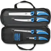 Camillus Couteau de pêche Cuda 6pc Knife/Sharpener Set