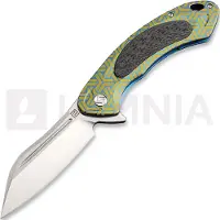 Artisan Cutlery Couteau pliant Eterno Framelock CPM S35VN, gold/blue