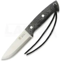 Joker Couteau Ranger Scandi, Black Canvas Micarta, Firesteel