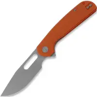 Liong Mah Designs Couteau pliant Trinity, Orange G10