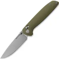 Tactile Knife Couteau pliant Maverick - Stonewash - G10, vert