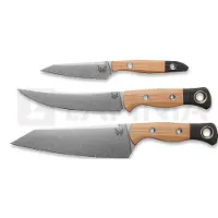 Benchmade Kitchen knife set 3 Piece Kitchen Knife Set Maple Valley Richlite