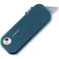 The James Brand Couteau pliant The Palmer - Emerald / Black / Aluminum / Straight