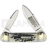 Marbles Pocket knife Black Stag Large Canoe