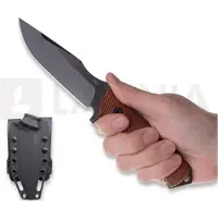 ANV Knives Couteau M311 Comp - Elmax DLC - Micarta, brun