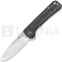 QSP Knife Couteau pliant Hawk Linerlock Black Micarta