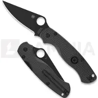 Spyderco Couteau pliant Para Military 2 Black Lightweight Black Blade