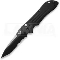 Benchmade Couteau pliant Auto Stryker 154CM, lame à dents
