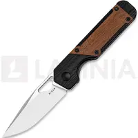 Kizer Cutlery Couteau pliant Mini Militaw Nitro-V, Black G-10/Mkuruti Wood
