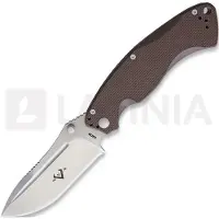 V Nives Couteau pliant Olympian Linerlock Dark Earth G10
