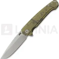 MK Knives & Tools Couteau pliant Ingeni MT Scatter #2, Brass Green Titanium