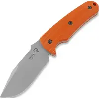 Puppy K&T Couteau Mini Tactical Puppy, Orange handle, Plain edge