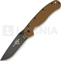 Ontario Couteau pliant RAT-1, brun/noir
