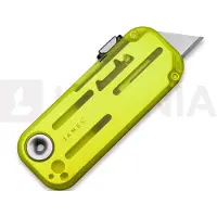The James Brand Couteau pliant The Palmer - Electric Green / Turquoise / Recycled PC
