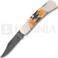 Bear & Son Couteau pliant Executive Lockback Damascus