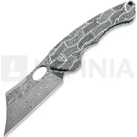 Bestech Skirmish - Damascus - G10, noir, blanc