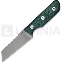 Straight Line Couteau Scorer - Stonewashed - Green Burlap Micarta