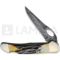 Bear & Son Couteau pliant Lockback India Stag Bone