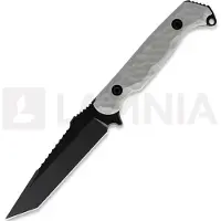 Toor Couteau Darter T, Light Gray G-10, Black Gun-Kote