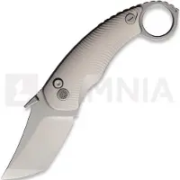 Cavol Couteau pliant Kobra Buttonlock Karambit, Lightwashed