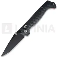 Toor Couteau pliant Dropwing, Shadow Black G-10, Black Gun-Kote