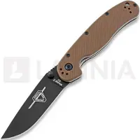 Ontario Couteau pliant RAT-2 D2, noir, brun