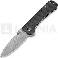 QSP Knife Couteau pliant Hawk, carbon fiber
