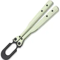 Flytanium Couteau papillon d'entraînement U.F.O. Flipping Object - Glow in the Dark