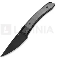 Kizer Cutlery Couteau pliant Momo, Micarta, noir