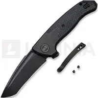 We Knife Couteau pliant Press Check, tanto, noir