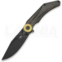 Bestech Couteau pliant Seraph - Blackwash - Titanium, bronzed