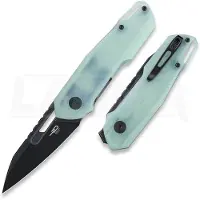 Bestech Couteau pliant Toddler - Blackwash - G10, jade