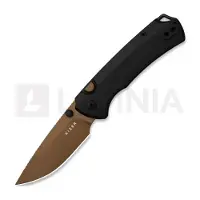 Kizer Cutlery Couteau pliant T1 BD Elmax, Black Aluminum, Sunset Metal PVD & Stonewash