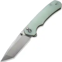 CIVIVI Button Lock Brazen, Natural G-10, Stonewash