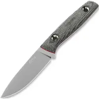 Trc knives Couteau Classic Freedom FFG M390 satin, black micarta red liner