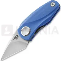 Bestech Couteau pliant Tulip - Stonewash + Satin - G10, bleu