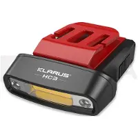 Klarus HC3 Cap Visor Light, rouge