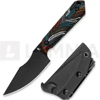 Kizer Cutlery Harpoon Mini 1040S6 Black CPM 3V, G-Mascus, couteau fixe, Maverick Customs design