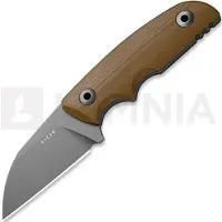 Kizer Cutlery Couteau Snick AEB-L, Brown G-10, Stonewashed