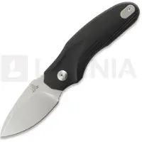 Twisted Assisted Couteau pliant Fortis Drop Point, Black G-10, Stonewash