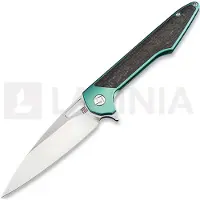 Artisan Cutlery Couteau pliant Archaeo Framelock M390 Small, vert