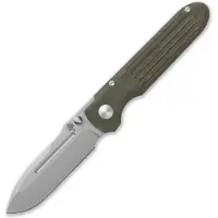 Prometheus Design Werx Couteau pliant SPD Invictus-SP - OD Green Linen Micarta