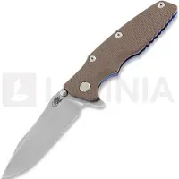 Hinderer Couteau pliant Eklipse 3.5" Spearpoint Tri-Way Stonewash Blue Fde G10