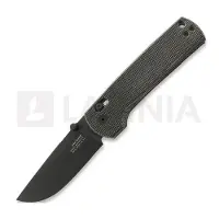 The James Brand Couteau pliant The Kline - Black / Black / Micarta / Straight