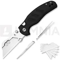 Kizer Cutlery Couteau pliant C01C Uti 1, Black G-10 & Bead Blast
