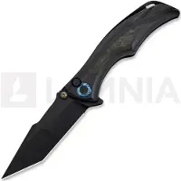 We Knife Tighe Down, Black Ti/Black & Yellow CF, Black Stonewash