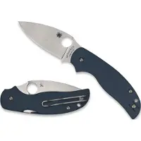 Spyderco Couteau pliant Sage 5 Cobalt Blue G10 CPM SPY27