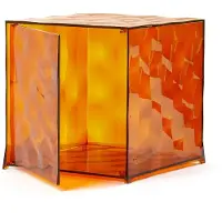 Kartell Optic Cube de Rangement Open | Smoke Grey