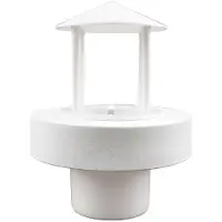 Typecat Distributeur de Brume Flottant, Humidificateur Ultrasonique, GéNéRateur, NéBuliseur, Fontaine D'Eau, Brumisateur pour Bassin de Piscine (Blanc)